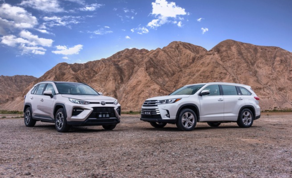 丰田最强suv组合,汉兰达销量即破100万,威兰达月销近万