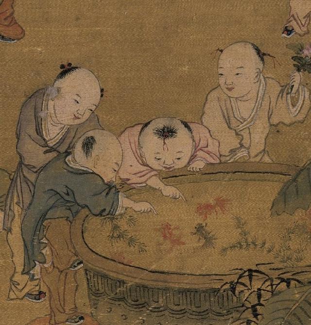 孩子|100个儿童集中在画中，每一个神态各异，古人的画功太厉害