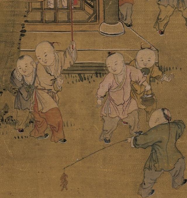 孩子|100个儿童集中在画中，每一个神态各异，古人的画功太厉害