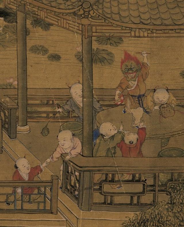 孩子|100个儿童集中在画中，每一个神态各异，古人的画功太厉害