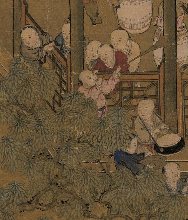 孩子|100个儿童集中在画中，每一个神态各异，古人的画功太厉害