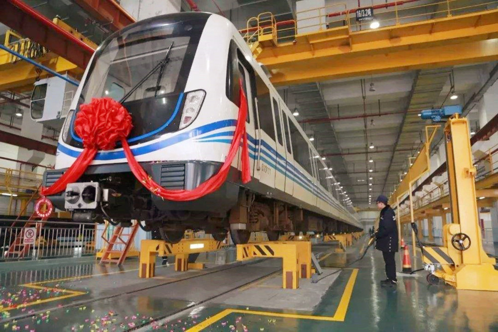 宁波在建的一条地铁线,一期长约27.5公里,预计2021年底建成