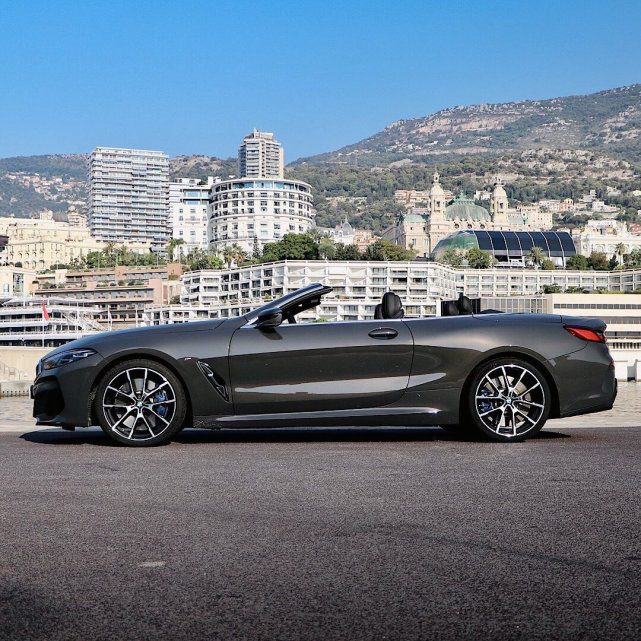 豪车欣赏bmwm850i敞篷版