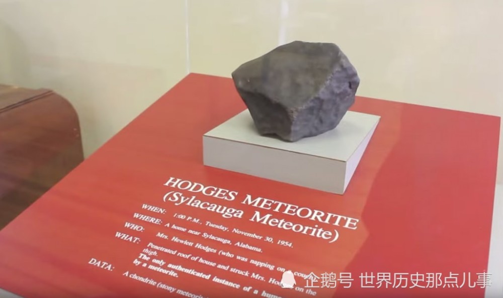 安·霍奇斯|1954年：一块在太空中游荡了45亿年的陨石从天而降，击中了她