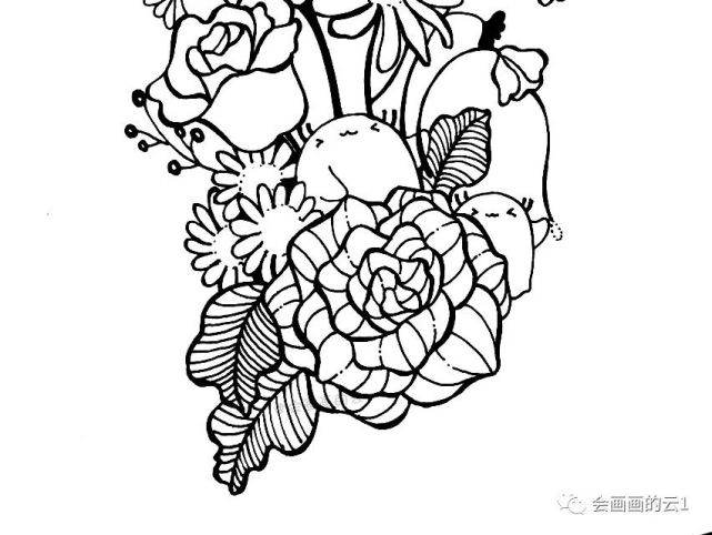 一支笔就可以画的线描画 一步一步教你画 新手也可以 腾讯网