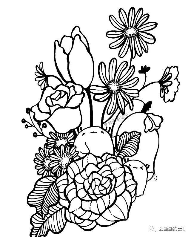 线描画|一支笔就可以画的线描画，一步一步教你画，新手也可以