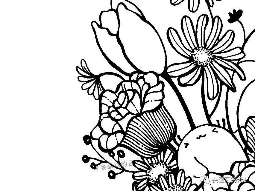 线描画|一支笔就可以画的线描画，一步一步教你画，新手也可以