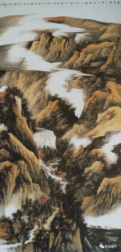 汪家芳|汪家芳的墨气弥漫、疏朗清秀的山水画赏析