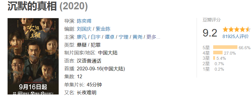 豆瓣飙到9.2升至今年第一，为什么它还没爆？