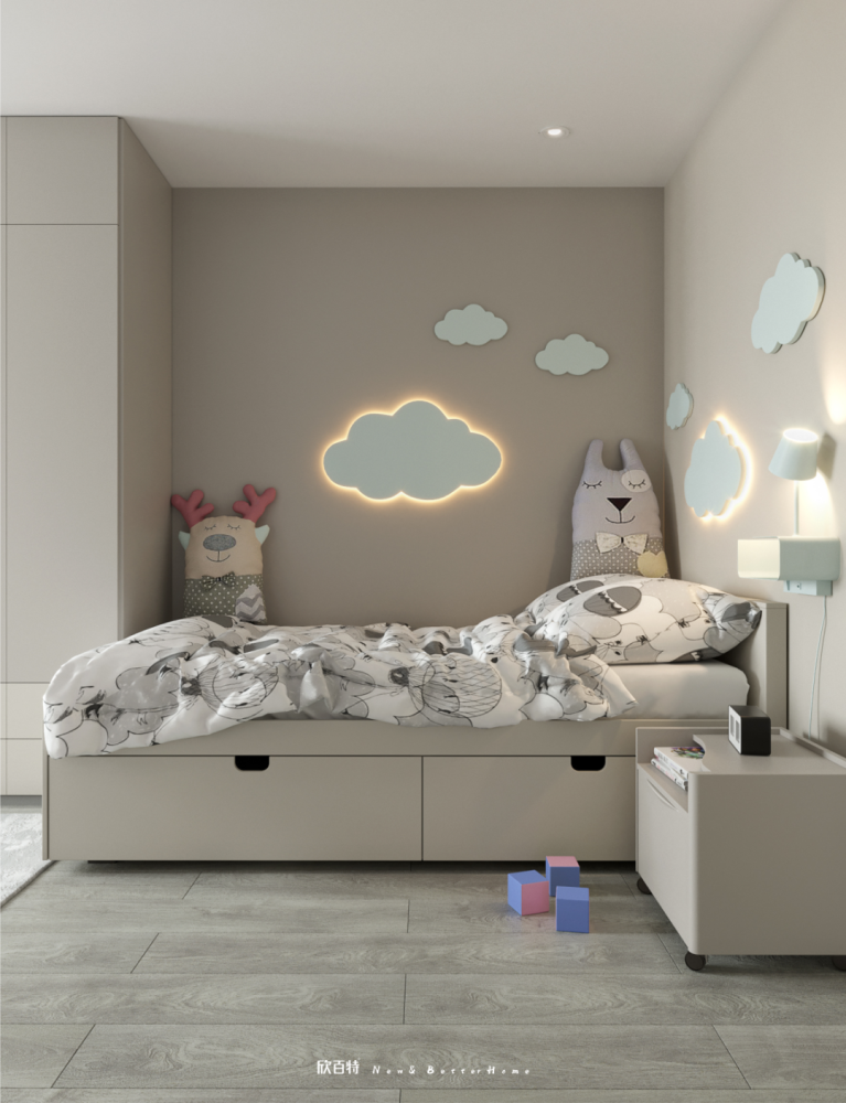 97㎡三口之家的幸福温情