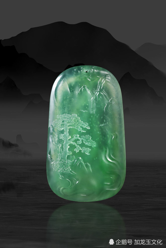 翡翠玉雕的山水情怀