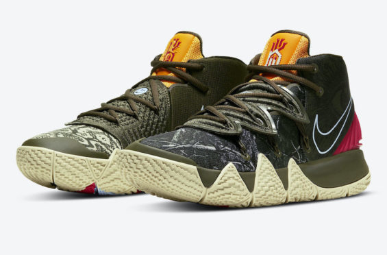 nikekybrids2新配色上线军绿鞋身细节承袭前代鞋款