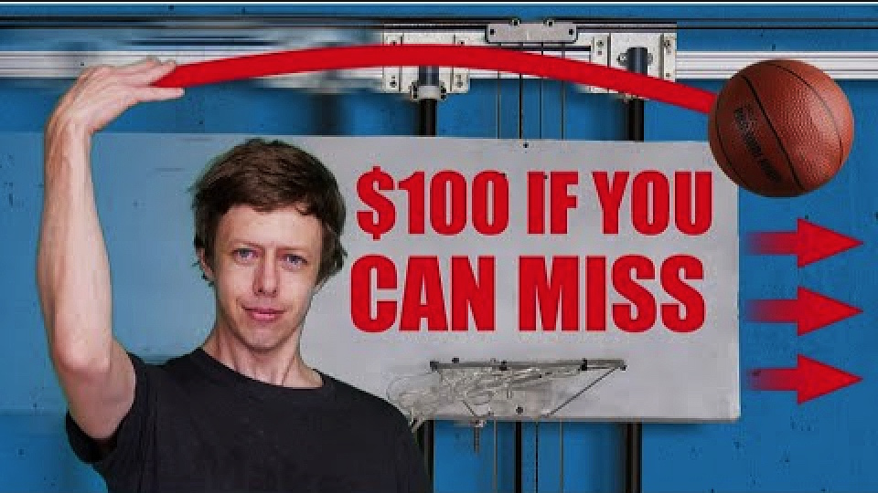 shane|闭着眼睛都能投进！3D遥感、轨迹追踪，这个小哥做了个“百发百中”篮球框