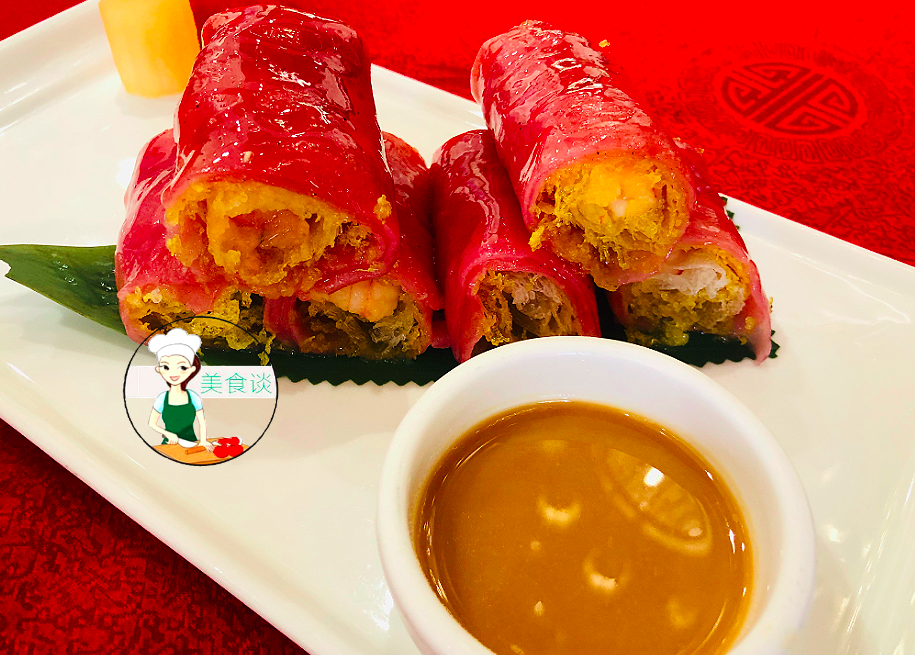 红米虾肠这道点心也是很多早茶店里都必有的,基本不会踩雷,味道都大同