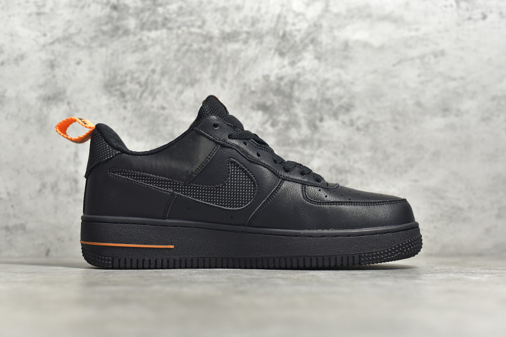耐克airforce1空军一号cutout全黑镂空勾板鞋