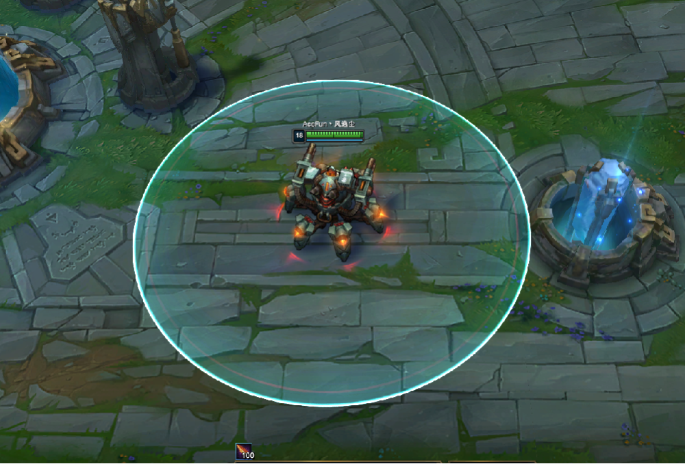 35倍,新手可以用这个方式熟悉厄加特的大招控制范围.