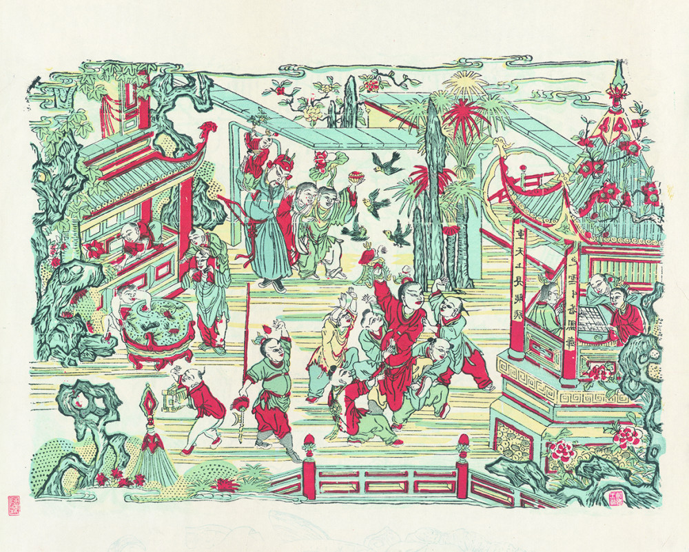 杨柳青年画|到国美民艺博物馆感受桃花坞与杨柳青年画