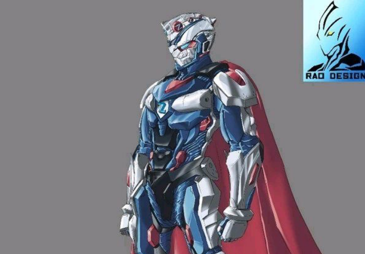 泽塔奥特曼:大神自制机动泽塔,王者披风瞩目,装甲风格霸气侧漏!