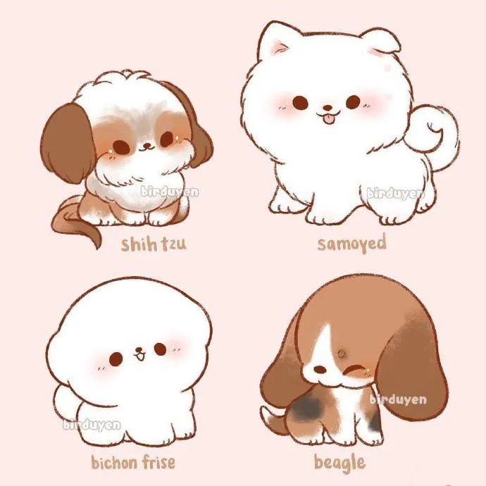 每天学一幅简笔画萌翻了的小宠物插画