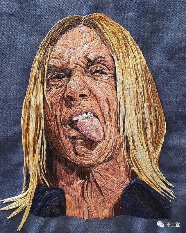 刺绣|用刺绣凝固艺术人物的瞬间