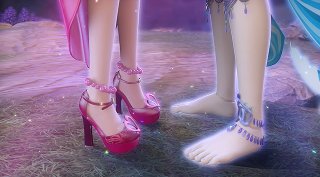 叶罗丽:公主们都换上了新鞋子,造型新颖,灵公主换成平底鞋_腾讯新闻