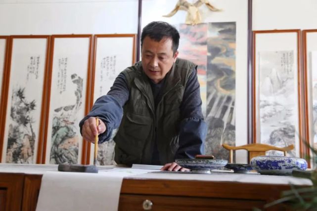 魏建军老师笔下的通渭八景图