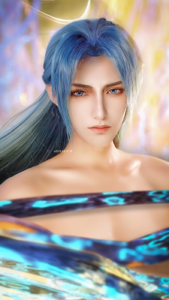 小哥哥cos斗罗大陆唐三,本以为会翻车,结果比建模还要帅