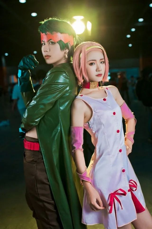 Jojo的奇妙冒险露铃cos Jojo的奇妙冒险 Cosplay 岸边露伴 杉本铃美