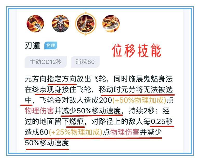 李元芳二技能的核心关键词是 指定方向,无法被选中,伤害/降低移速,燃