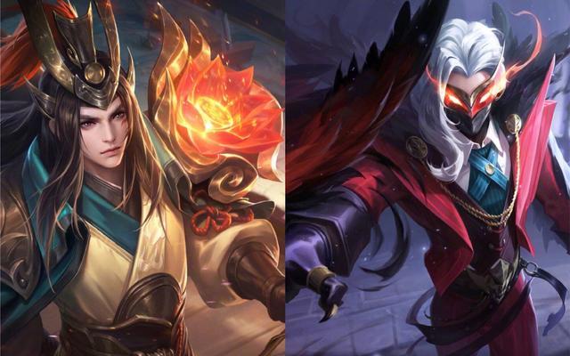 以同样的方式返场,这回该轮到周瑜的赤莲之焰和兰陵王的驯魔猎人了