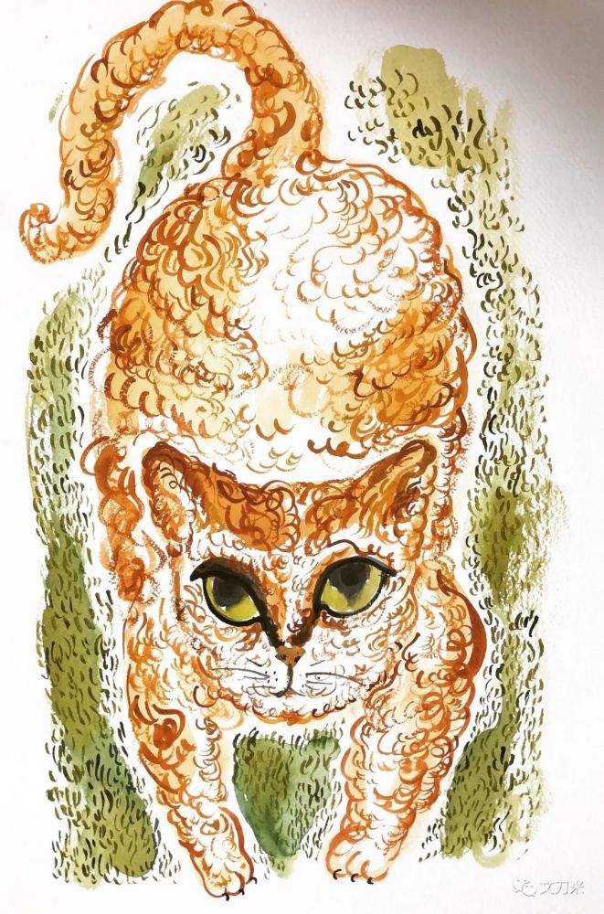 随时都有可能在画画的龙荻,习惯用画记录生活的点滴.