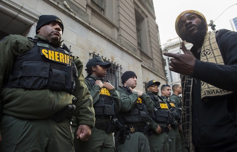 2015年巴尔的摩的街头抗议早在十九世纪七十年代,爱德华·温斯洛