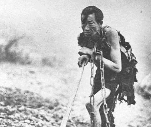 饿的奄奄一息的老农奴农奴的后代也是农奴,就算是与农奴主生的孩子也