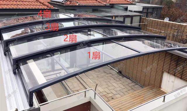 小伙伴们,你们要的庭院开合屋顶来了,遮风挡雨还不违建