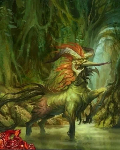 传为帝鸿氏之不才子,后妖魔化为状如犬,似罴而无爪,有目而不见,有两耳