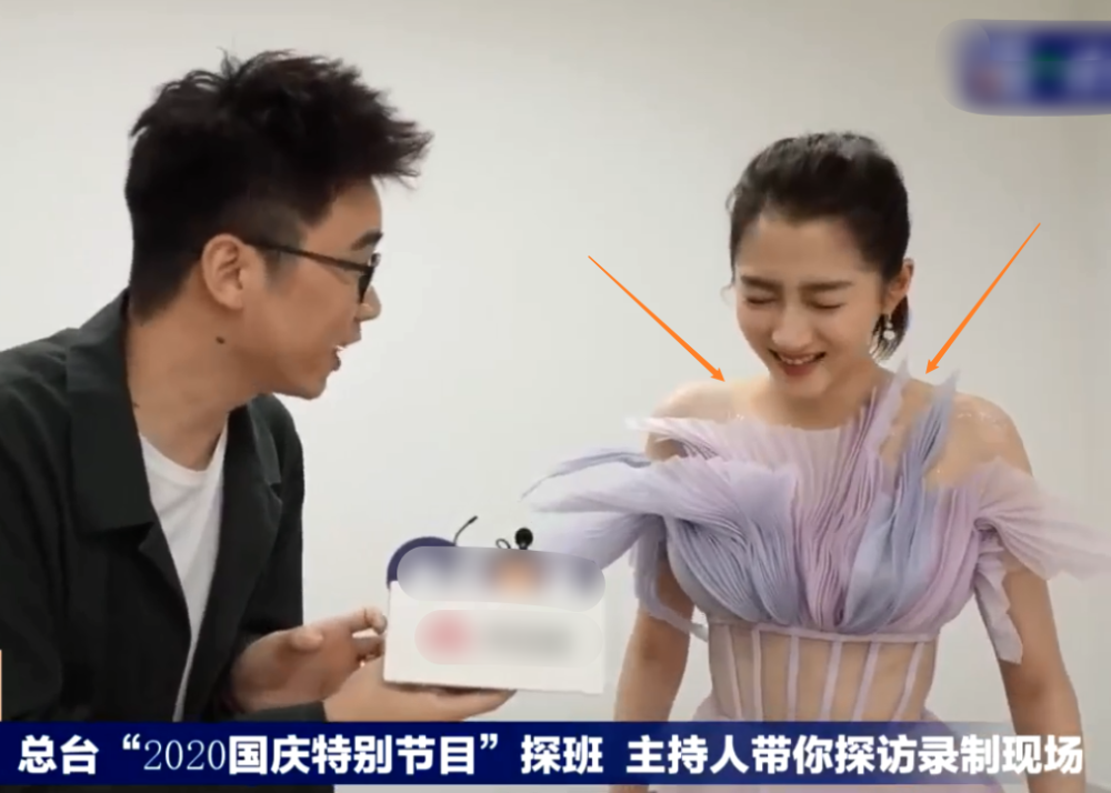 关晓彤|都说关晓彤看上去很壮，当她出现央视无精修镜头里，身材认真的？