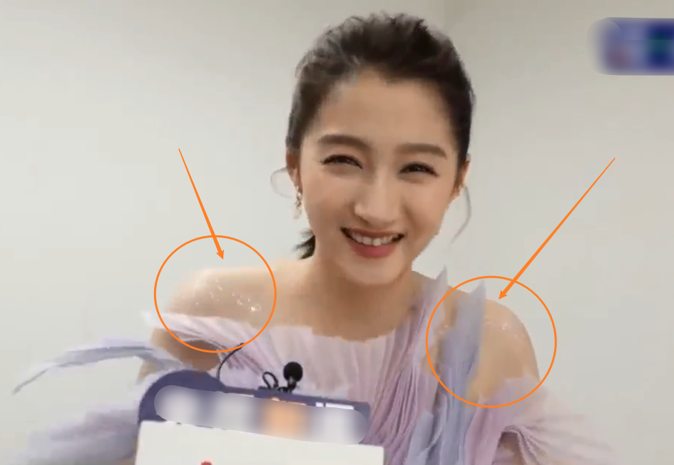 关晓彤|都说关晓彤看上去很壮，当她出现央视无精修镜头里，身材认真的？