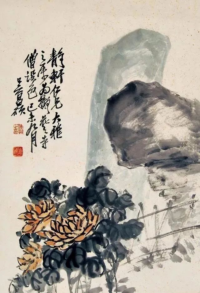 吴昌硕|一起来看看大师吴昌硕笔下的“秋容图”，真美