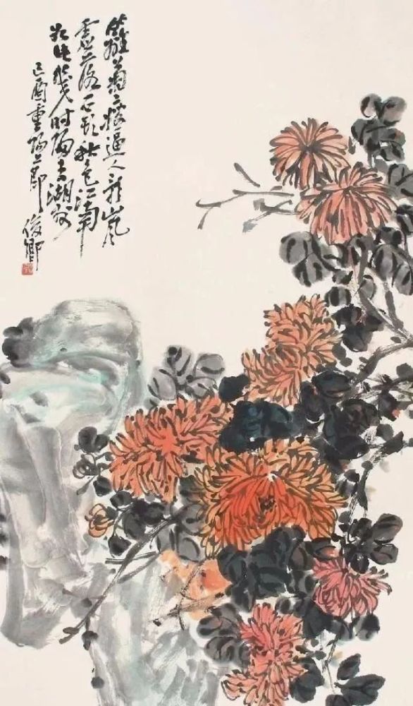 吴昌硕|一起来看看大师吴昌硕笔下的“秋容图”，真美