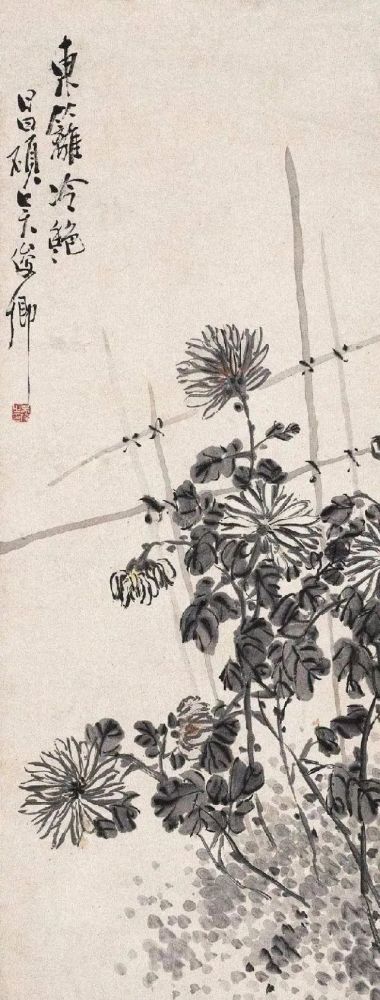 吴昌硕|一起来看看大师吴昌硕笔下的“秋容图”，真美