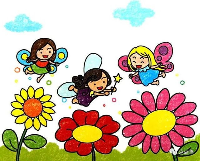 06岁幼儿简笔画大全最简单带颜色50张萌萌哒彩色儿童简笔画