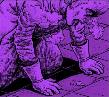 黑色放映机之缩小药水博士将自己变小结果被仆人一脚踩中