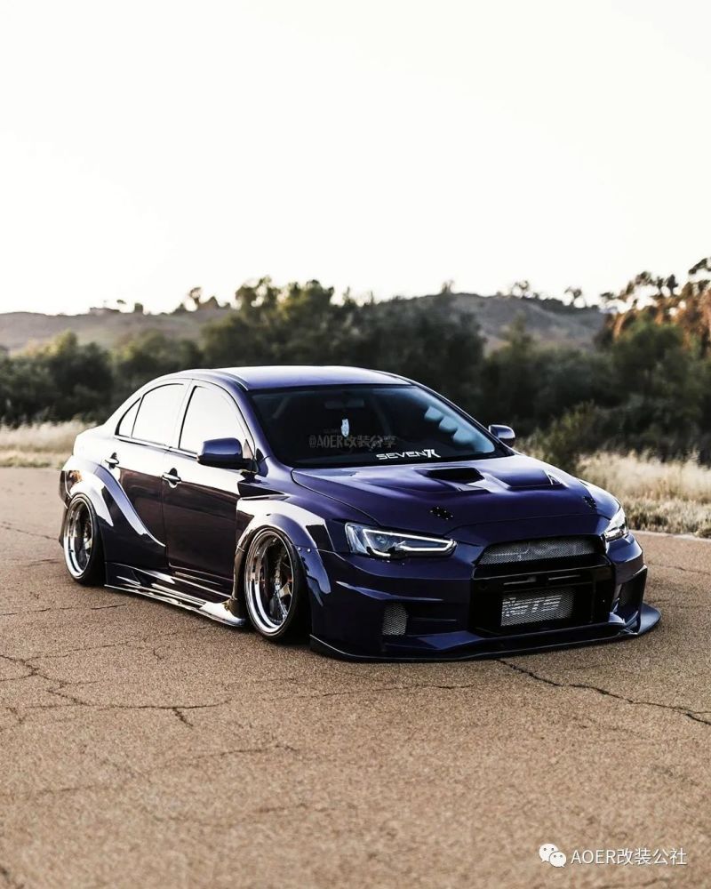 改装分享三菱lancerevo10g细腻的凶悍