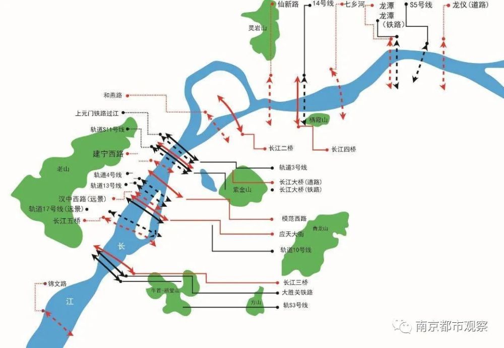 3,锦文路过江通道.
