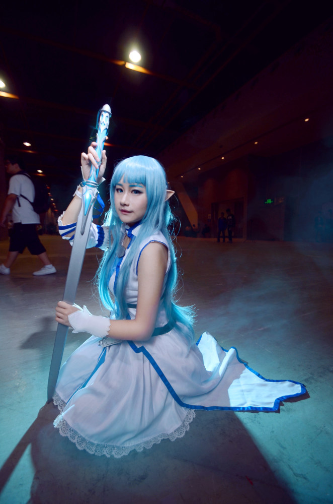 刀剑神域水精灵亚丝娜cosplay