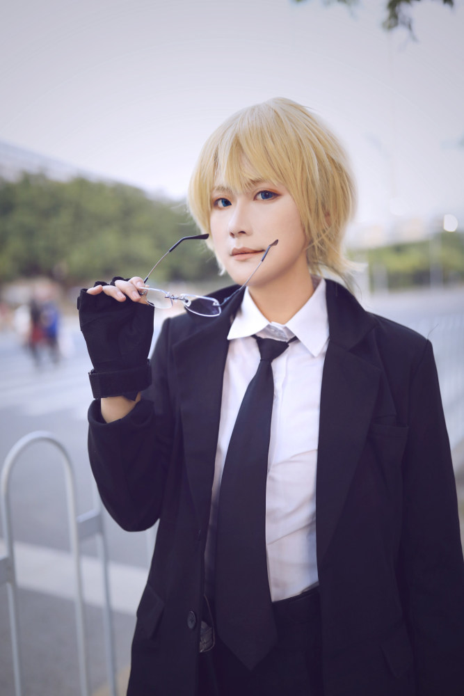 黑塔利亚阿尔弗雷德 西装cosplay