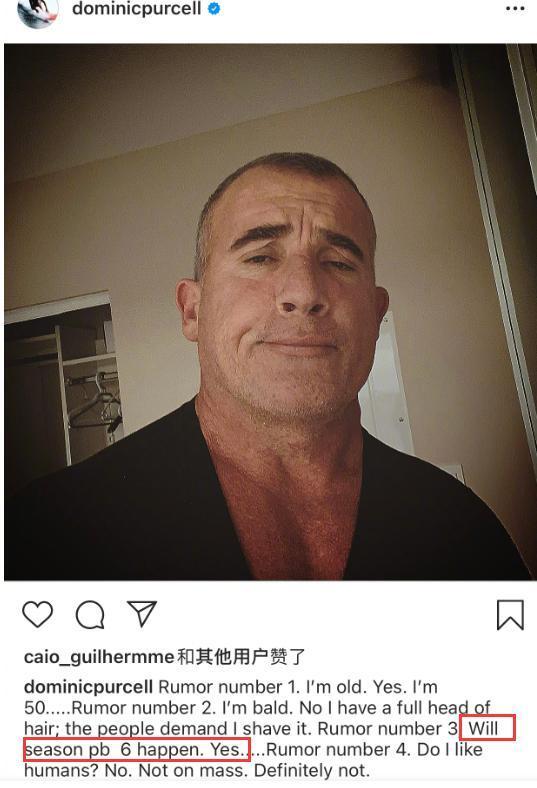 越狱|《越狱》第六季确定开拍！观众：15年了，都快忘记这部神作了！