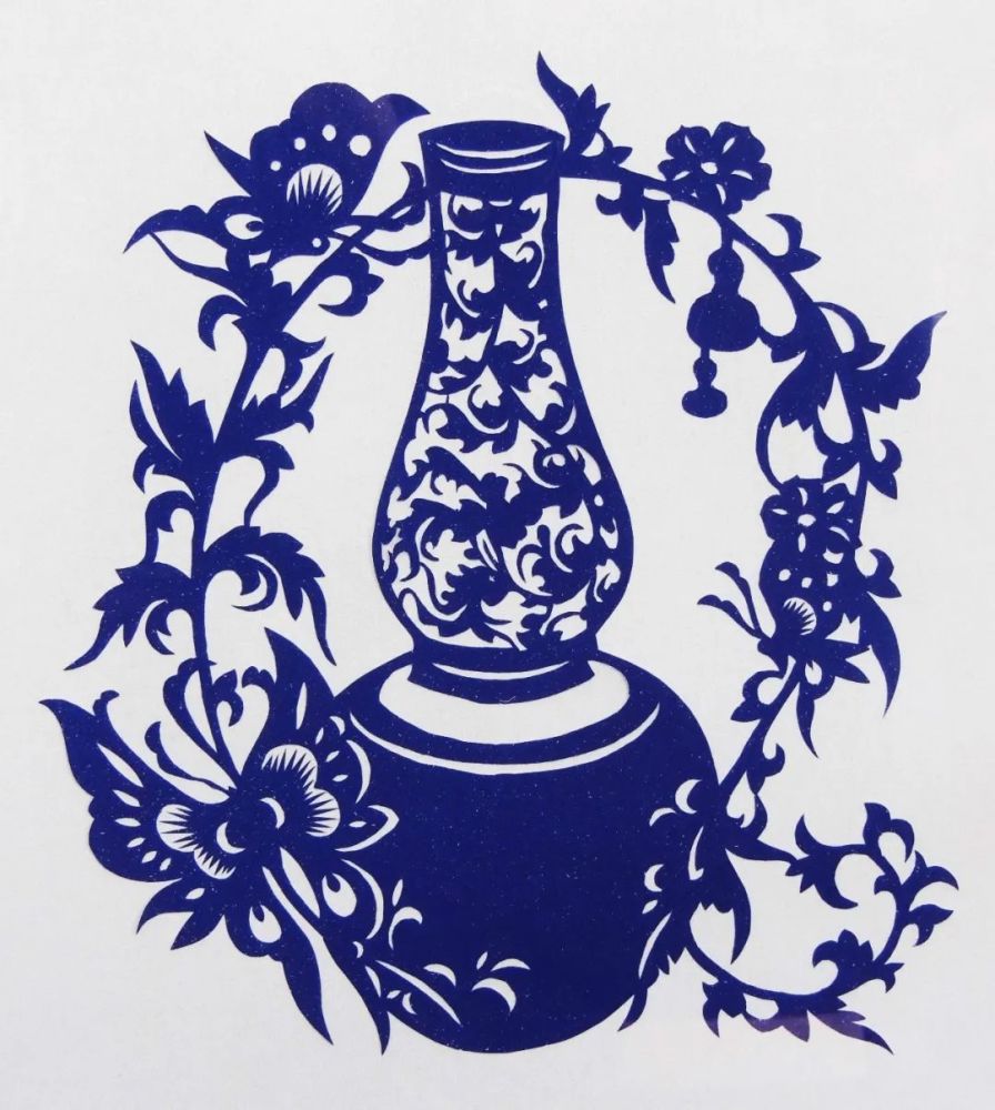 青花瓷与剪纸邂逅!这个展览持续至12月,镇海楼约定你!