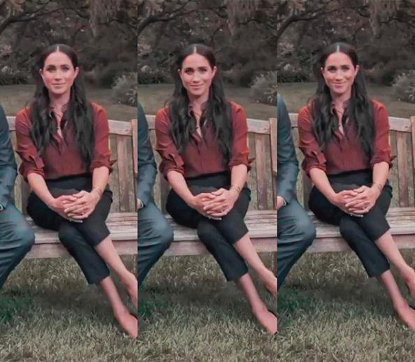 梅根·马克尔|梅根上电视露出“蒙娜丽莎的微笑”，控告传记作者内容失实，网友：真会炒作