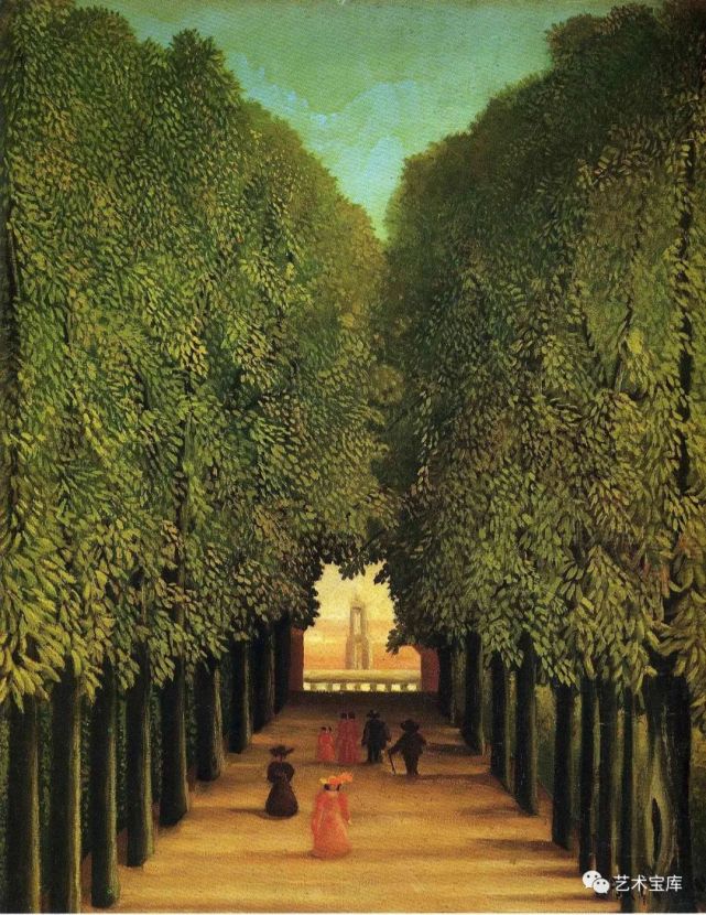 西方艺术史 现代派超现实主义画家 亨利 卢梭的原始主义风格 134 亨利 卢梭 超现实主义 现代派 画家